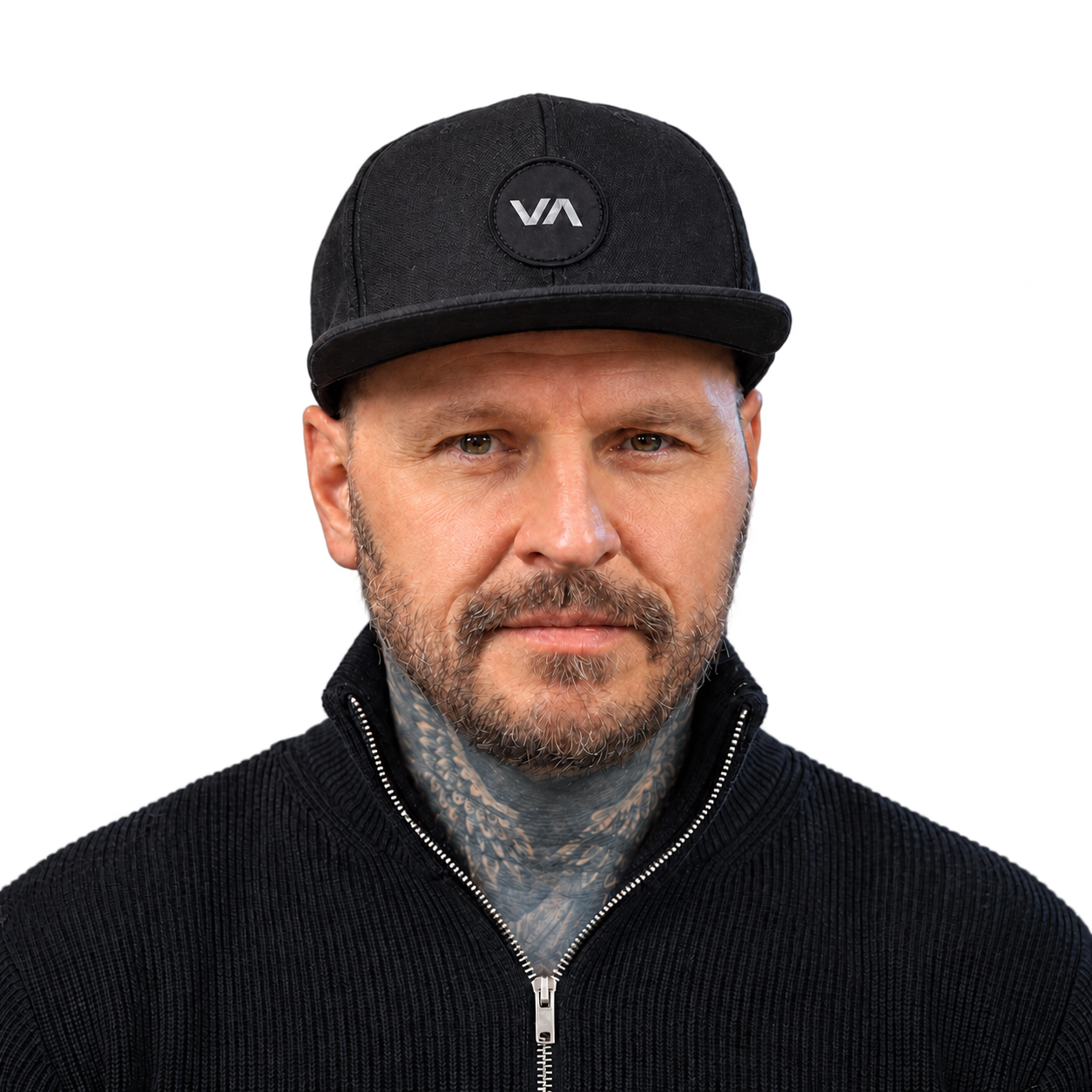 Torsten Olivi Tiltack wearing a neutral grey cap